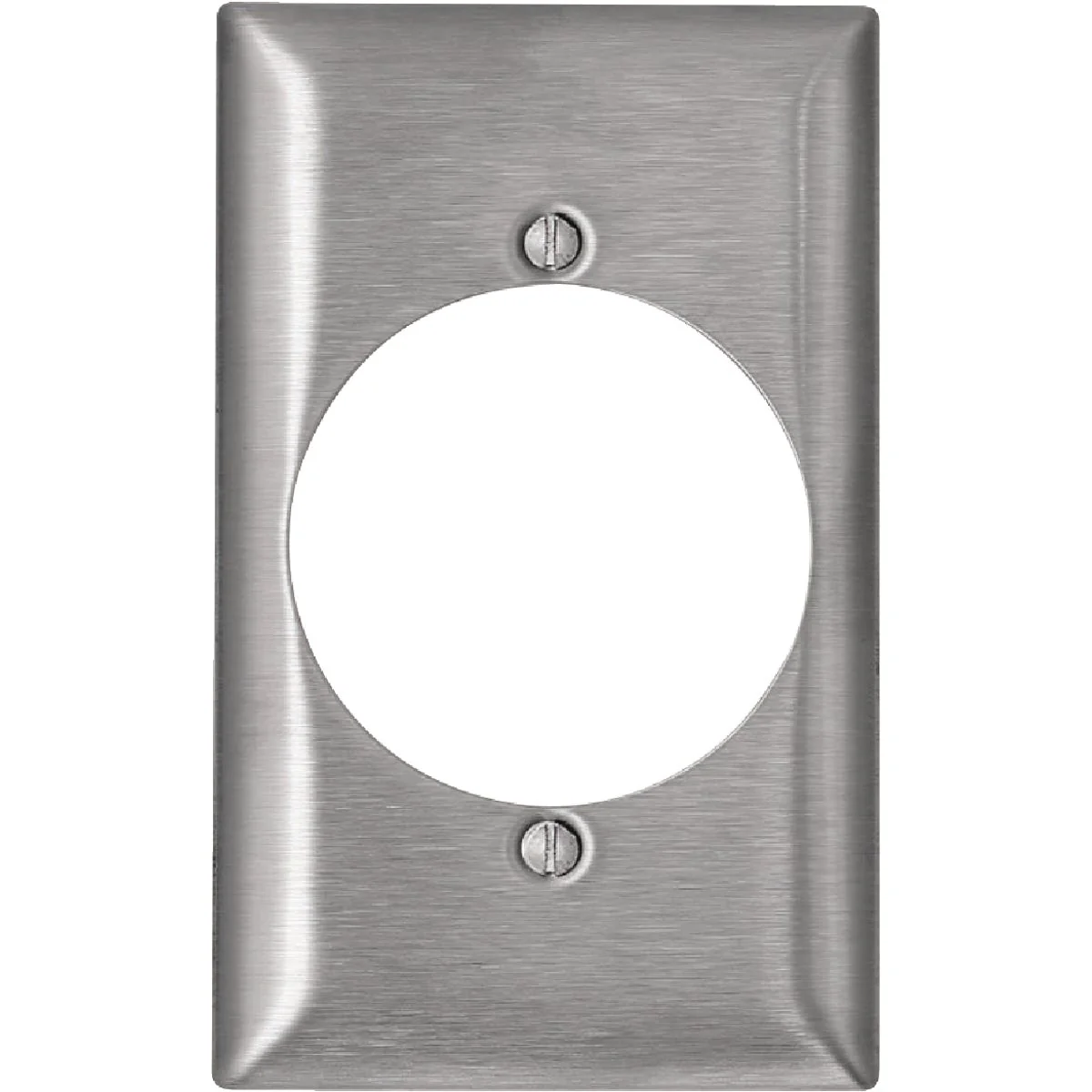 Quality Leviton C-Series 2.15 In. Dia. Opening Stainless Steel Outlet Wall Plate Classic