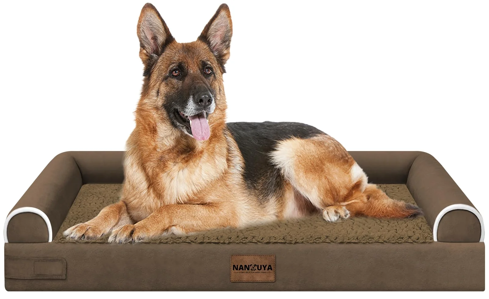 Secure NANUYA Large Dog Bed Orthopedic Washable – Extra Large Egg Crate Foam Waterproof Cover Responsible