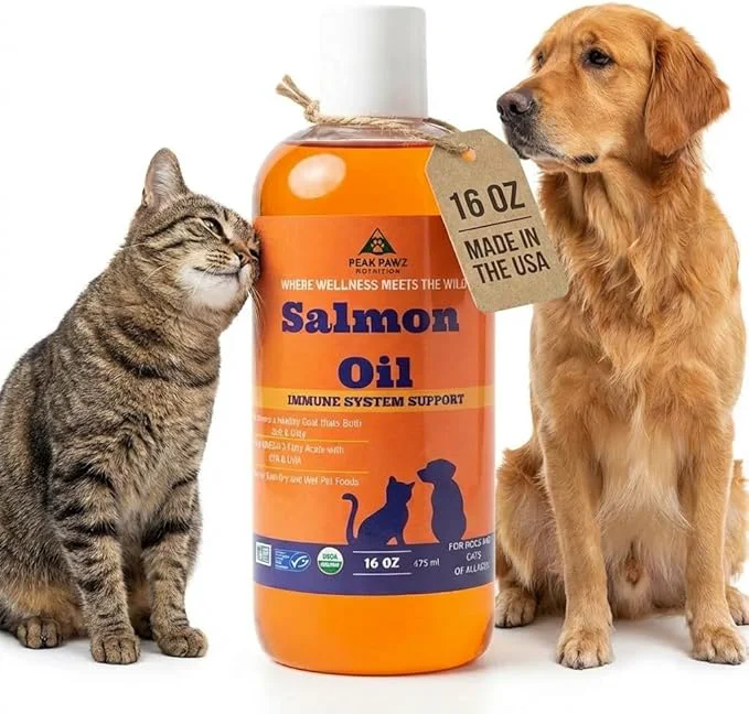 Eco-Friendly Wild Alaskan Salmon Oil for Dogs and Cats 16 oz All Natural Omega-3 EPA DHA Rich Supplement for Healthy Skin and Coat Joint Immune Support Fish Oil Fast Absorbing Liquid SupplementAbout ThisOverview Original