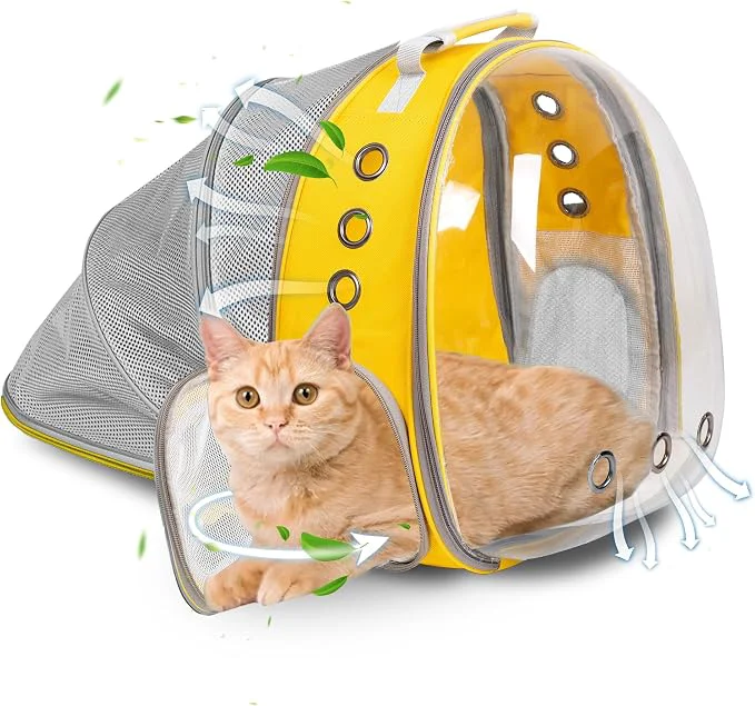 Authentic Cat Backpack Carrier Back Expandable Bubble Pet Carrier Backpack Advanced