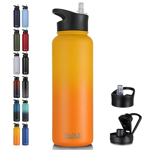 Green 40oz Stainless Steel Water Bottle Functional