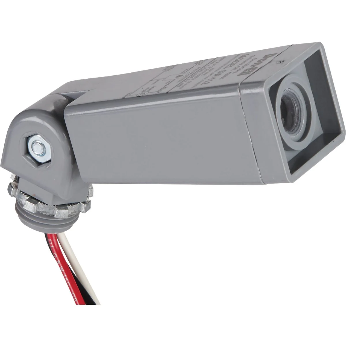 Exclusive Do it Hard Wire Gray Heavy-Duty Swivel Base Photocell Lamp Control Top-Quality