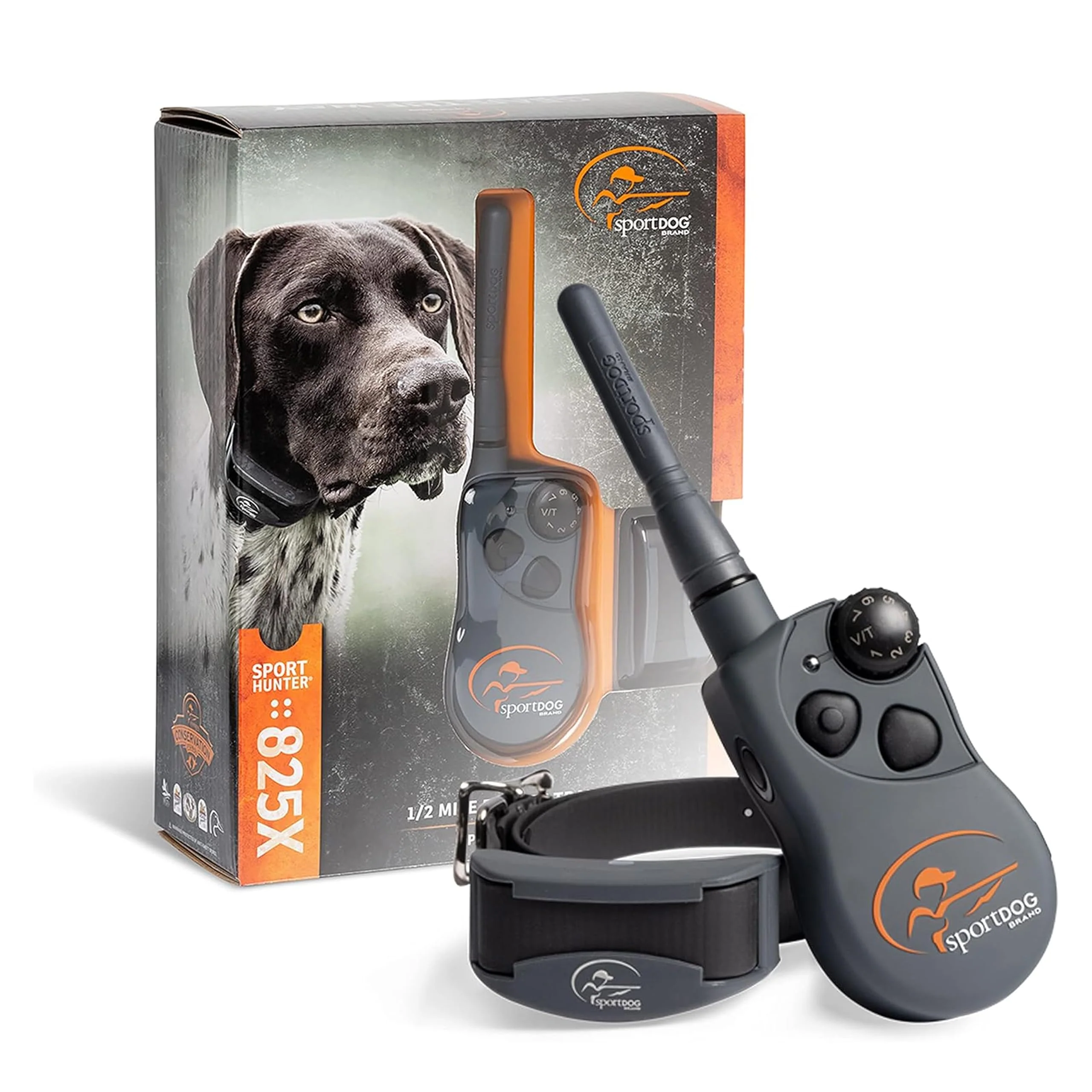 Flexible SportDOG SportHunter 825X Remote Training Collar – 0.5 Mile Range Waterproof Natural