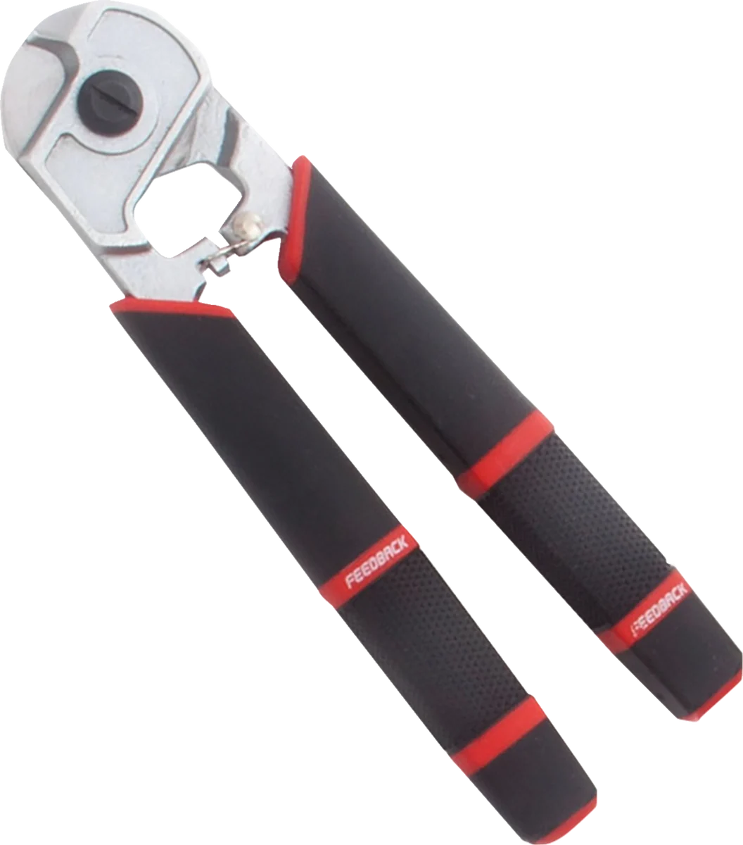 Clean FEEDBACK SPORTS Cable and Housing Cutter – 2-in-1 Cutter Crimper 17148 Secure