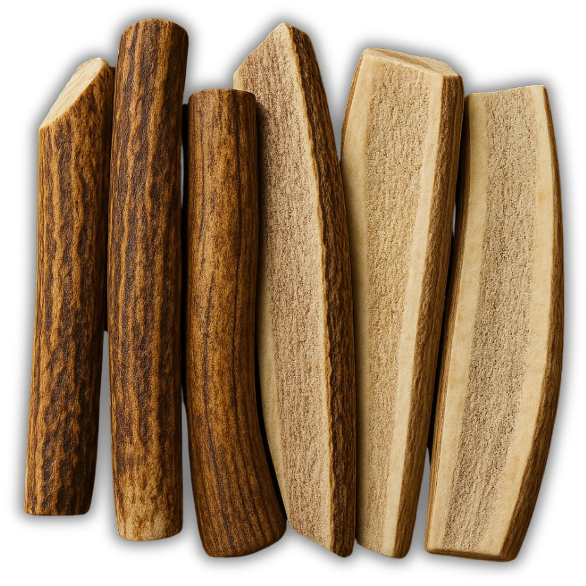 Advanced WhiteTail Naturals Premium Split Elk Red Deer Antlers for Dogs 6-Pack Prestigious