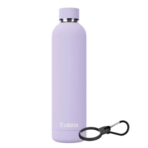 Traditional Slim Insulated Water Bottles for Travel 32oz with Clip Fast