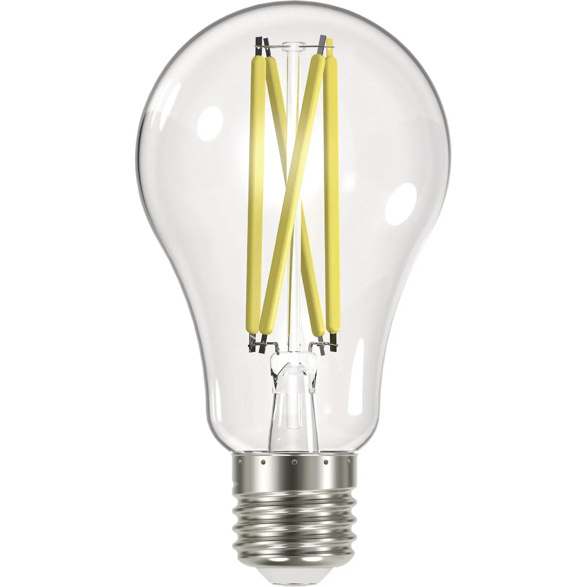 Sophisticated Satco Nuvo 100W Equivalent Warm White A19 Medium Clear LED Light Bulb 4-Pack Unique