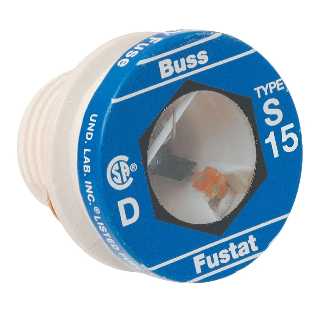 Superior Bussmann 15A S Time-Delay Plug Fuse 4-Pack Sophisticated