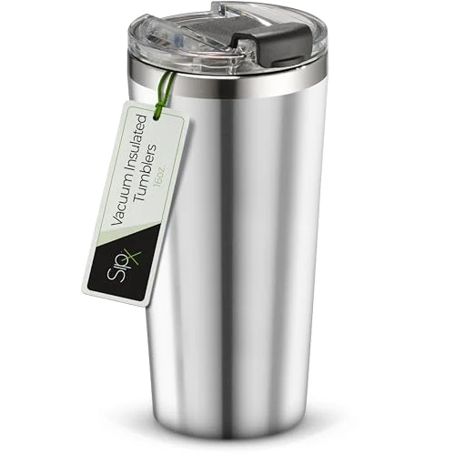 Proven 16 oz Insulated Coffee Tumbler with Leakproof Lid Luxury