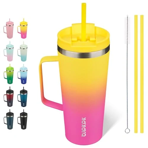 World-Class 22oz Insulated Tumbler with Handle Smooth