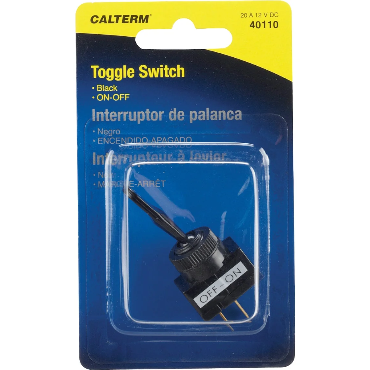 Eco-Friendly Calterm Duck Bill Male Blade 20A Toggle Switch Next-Generation