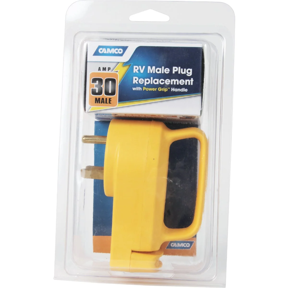 Advanced Camco PowerGrip 30A Male Plug RV Plug Versatile