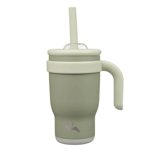 Breathable 14 oz Tumbler with Handle and Straw Pure