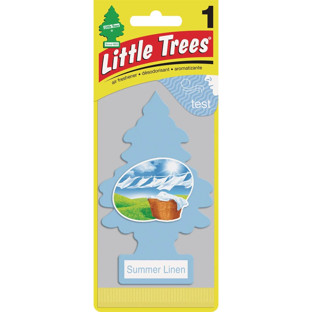 Reliable Little Trees Car Air Freshener Summer Linen Lightweight