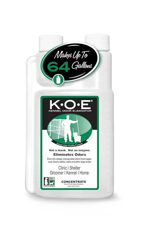 Selected Odorcide Thornell KOE Kennel Odor Eliminator Concentrate Great for Cages Runs Floors More Pet Odor Eliminator for Home Kennel w Safe Non-Enzymatic Formula 16 oz White – Not A Spray Bottle Contemporary