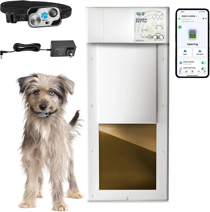 Effective Power Pet WiFi Automatic Electronic Pet Door by High Tech Pet Specialty