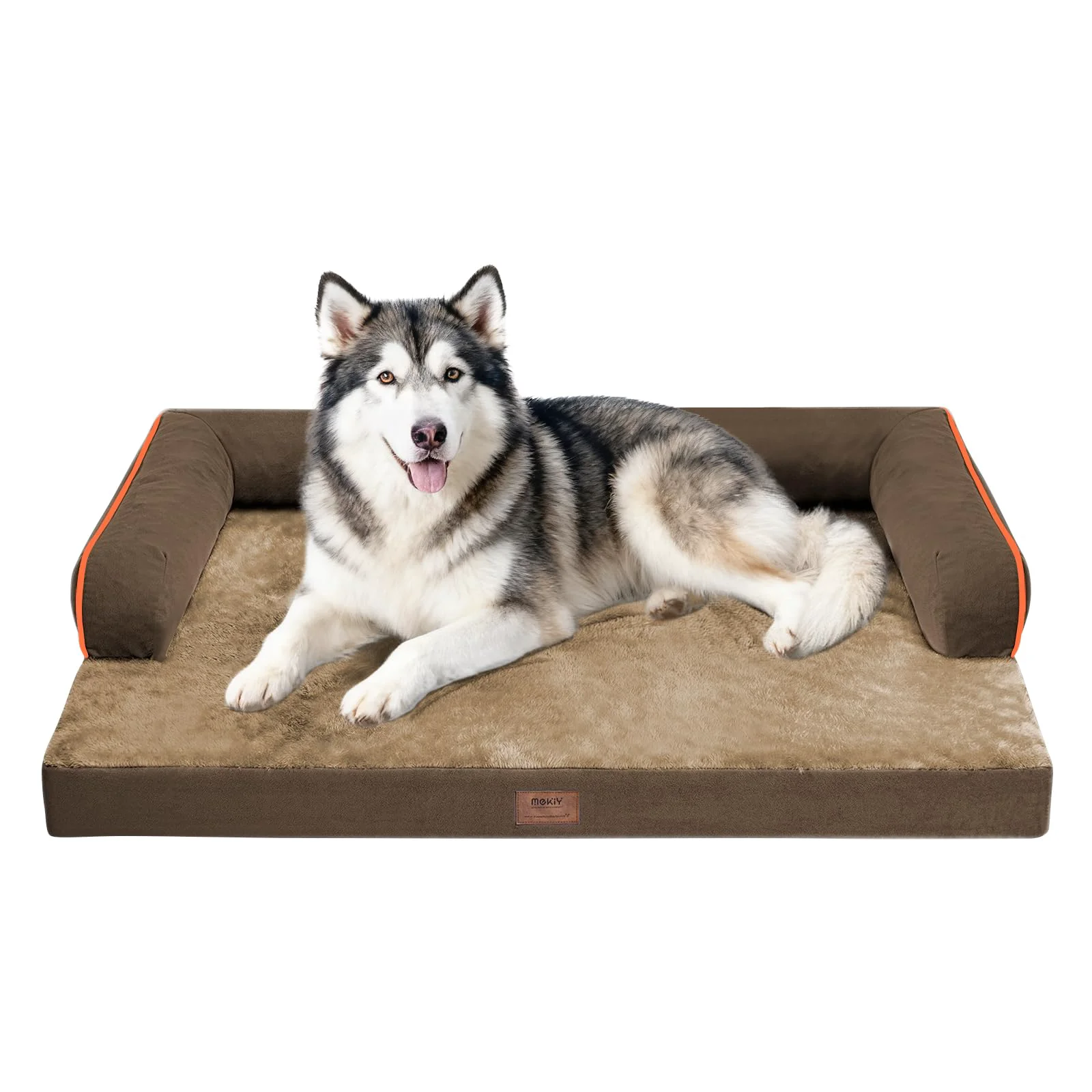 Effective MEKIY Large Dog Bed – Orthopedic Waterproof Non-Slip 48x33x7.5 in Premium Material