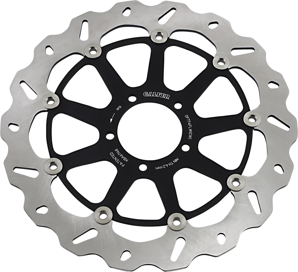 Crafted GALFER Front Rotor DF774CWI High-Performance