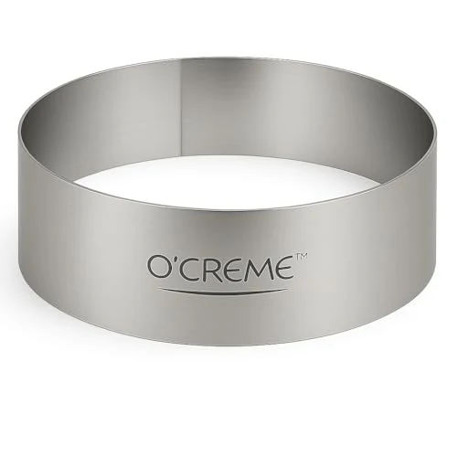 Comfortable Cake Ring Sturdy Stainless Steel Round Mousse Cake Ring Mold for Baking Artisan