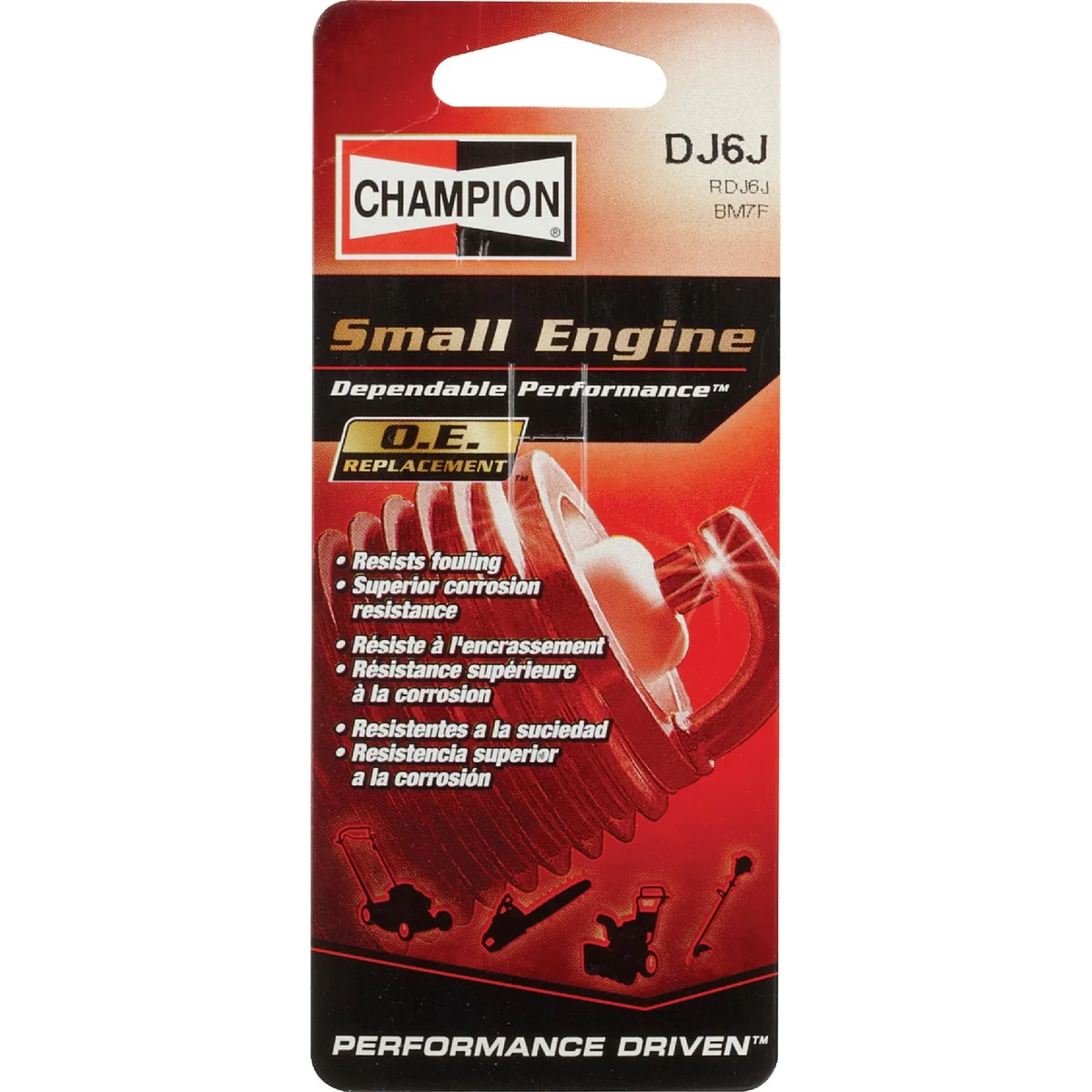 Eco-Friendly Champion DJ6J Copper Plus Chainsaw Spark Plug Breathable