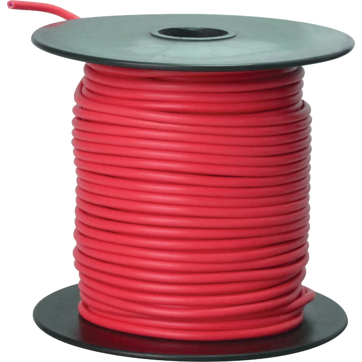Effective ROAD POWER 100 Ft. 16 Ga. PVC-Coated Primary Wire Red Versatile