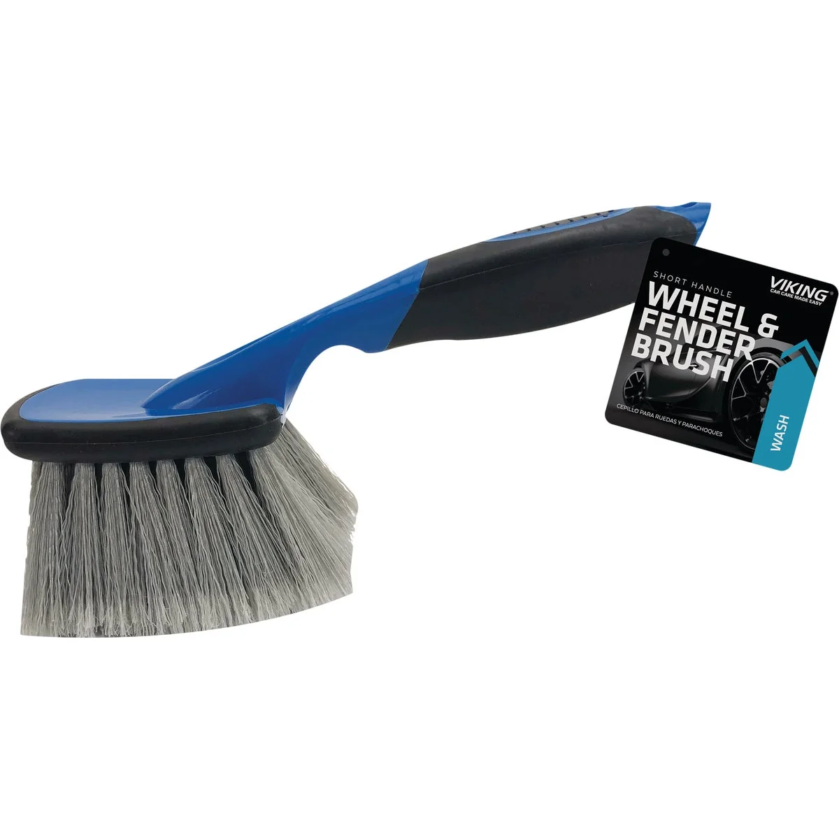 Exclusive Viking Short Handle Wheel Bumper Wash Brush Fine Crafted