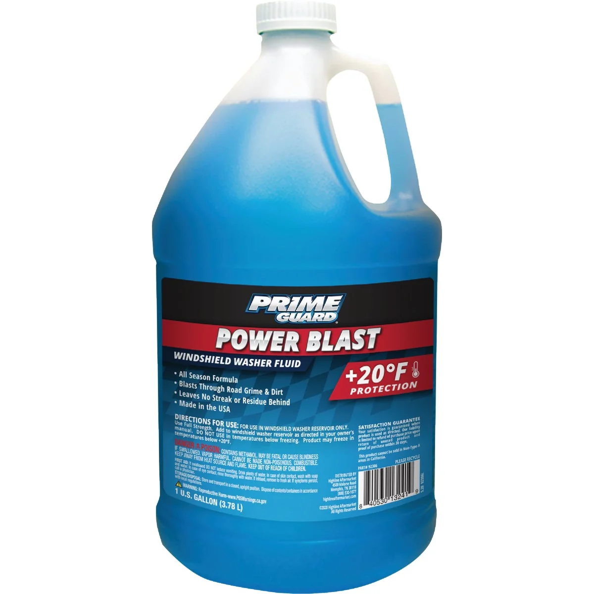 Flexible Prime Guard Power Blast Gallon 20 Deg F Temperature Rating Windshield Washer Fluid Traditional