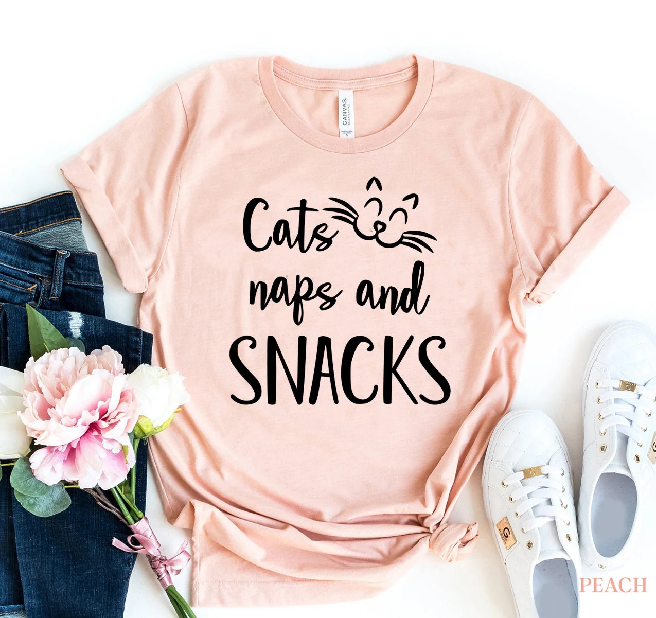Easy-to-Use Cats Naps Snacks T-Shirt Luxury