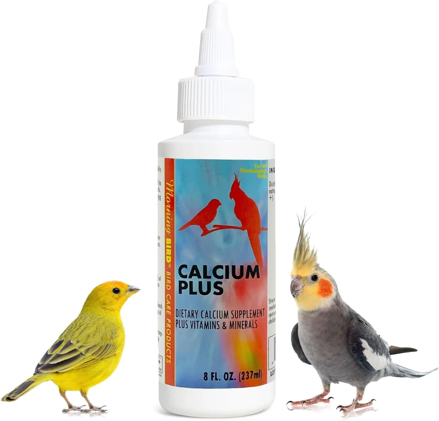 Selected Morning Bird Calcium Plus Liquid Supplement for Birds – Liquid Calcium Formula with Magnesium and Vitamin D3 Calcium Supplement for All Birds – 8 Fl Oz Exclusive