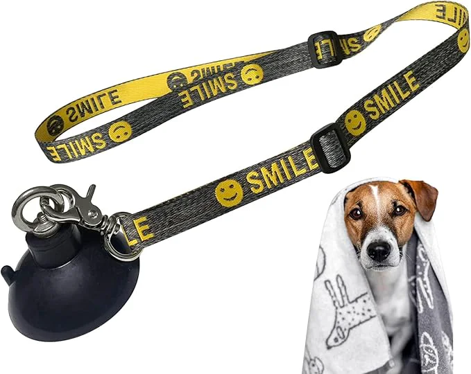 Long-Lasting Dog Bathing Tether with Heavy Suction Cup Dog Grooming Tub Restraint Leash with Adjustable Collar for Pet Cat Shower and GroomingAbout ThisOverview Eco-Friendly