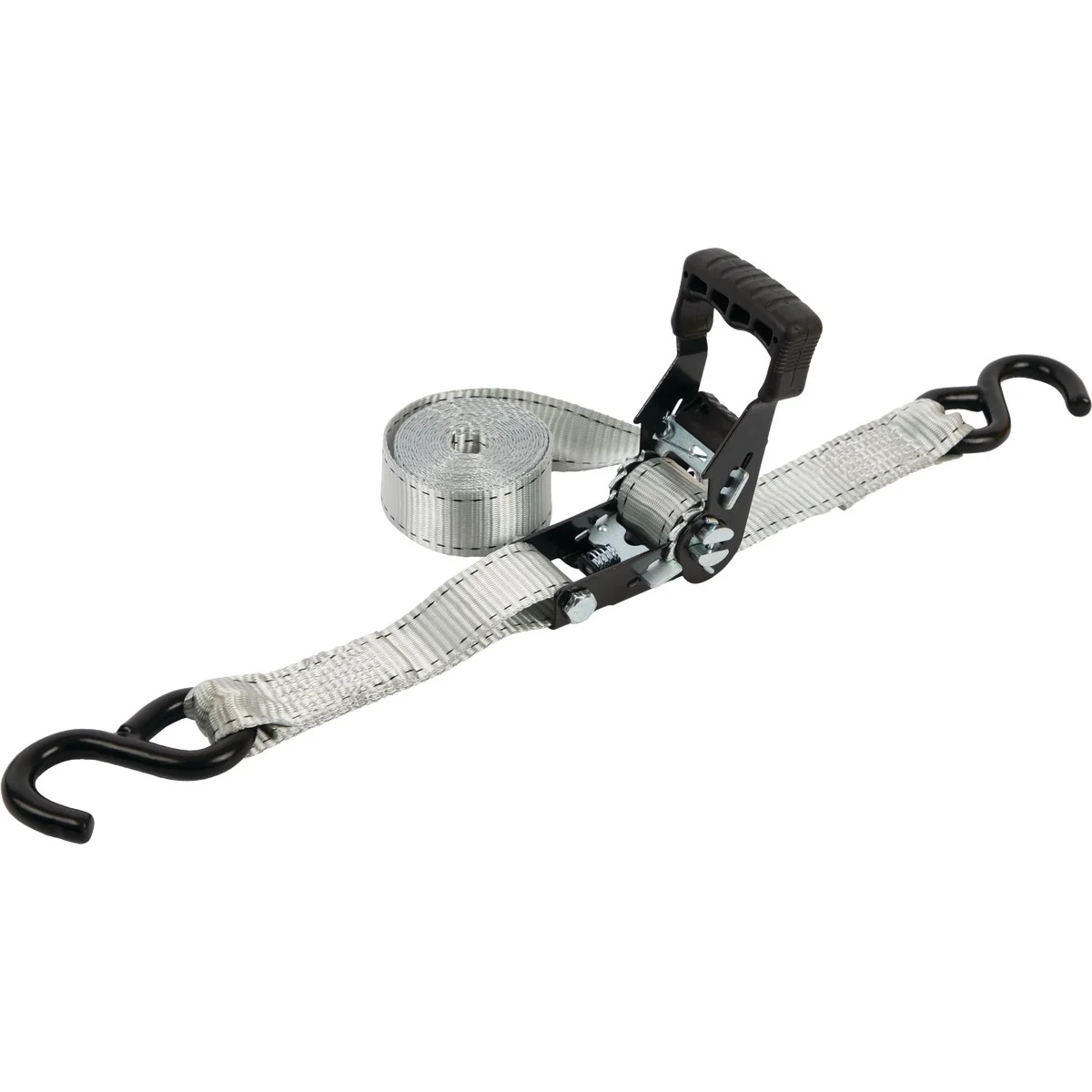 Smooth Erickson 1-1 4 In. x 12 Ft. 2500 Lb. Long Handle Heavy-Duty Ratchet Strap 2-Pack Practical