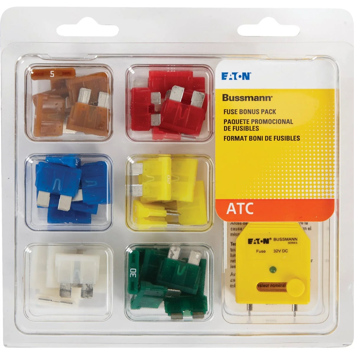 Refined Bussmann ATC FT Blade Fuse Assortment 42-Pack Versatile