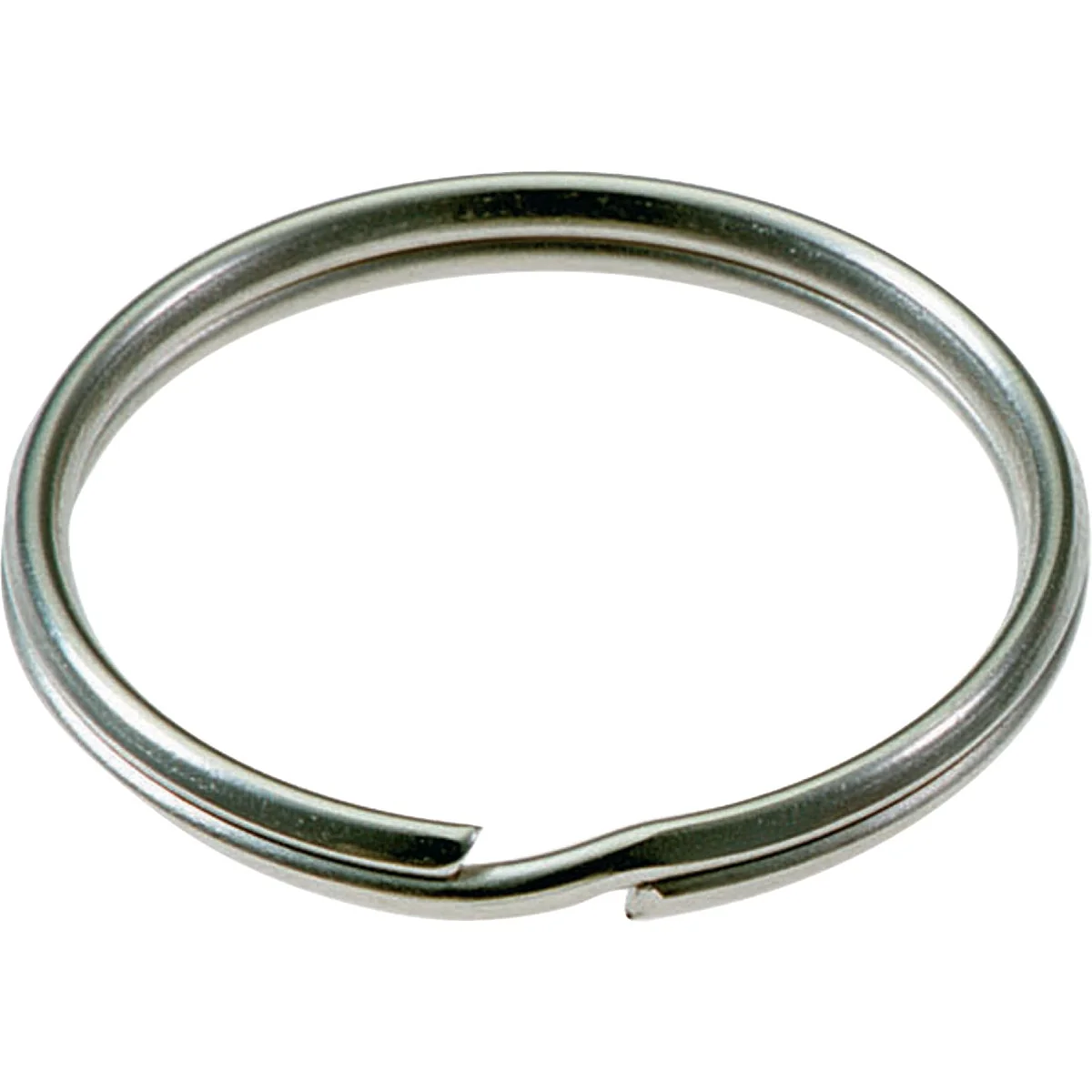 Clean Lucky Line Tempered Steel Nickel-Plated 1 2 In. Key Ring 100-Pack Fast