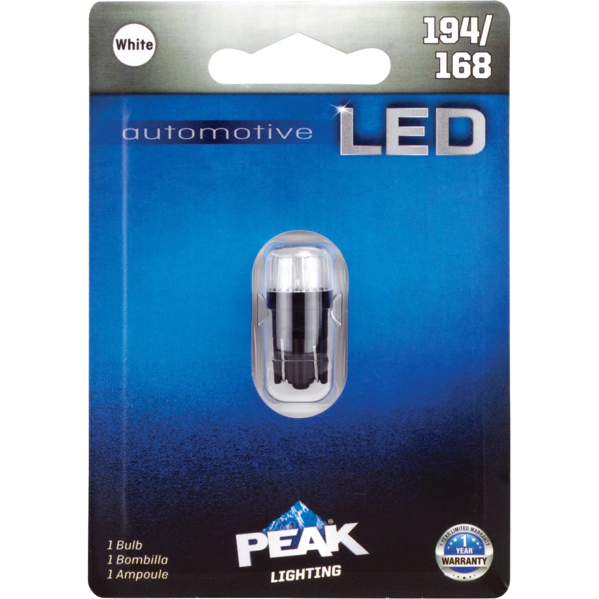 Solid PEAK 194 168 12V Mini LED Automotive Bulb Smart