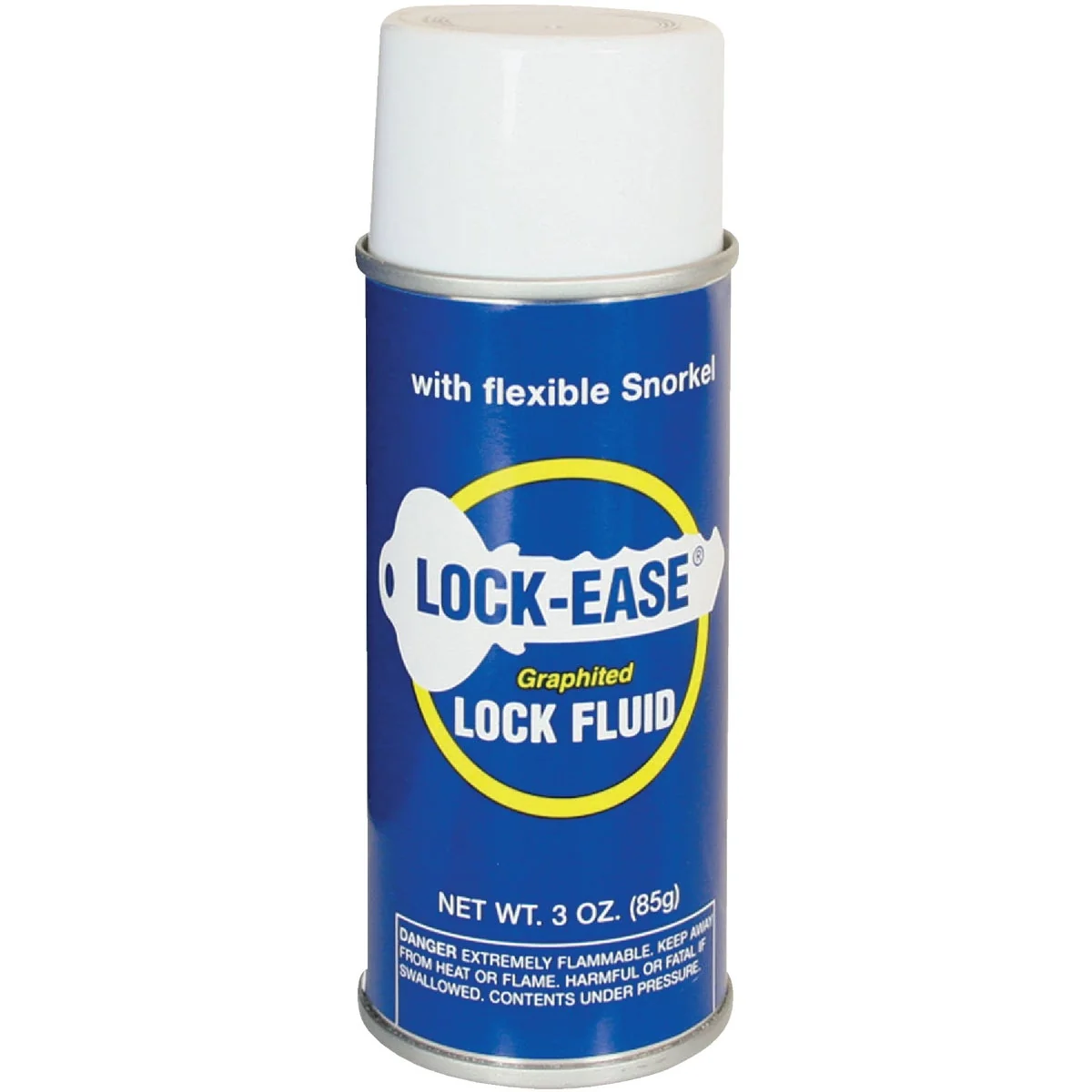 Green AGS Lock-Ease 3 Oz. Aerosol Spray Graphited Lock Lubricant Reusable