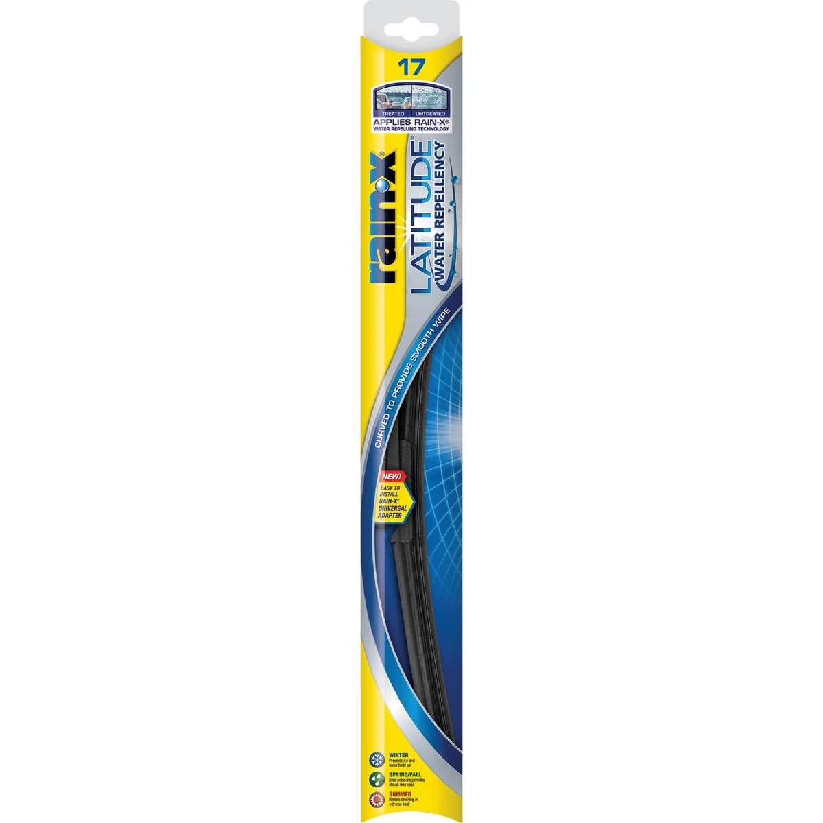 Crafted Rain-X Latitude 17 In. Wiper Blade Clean