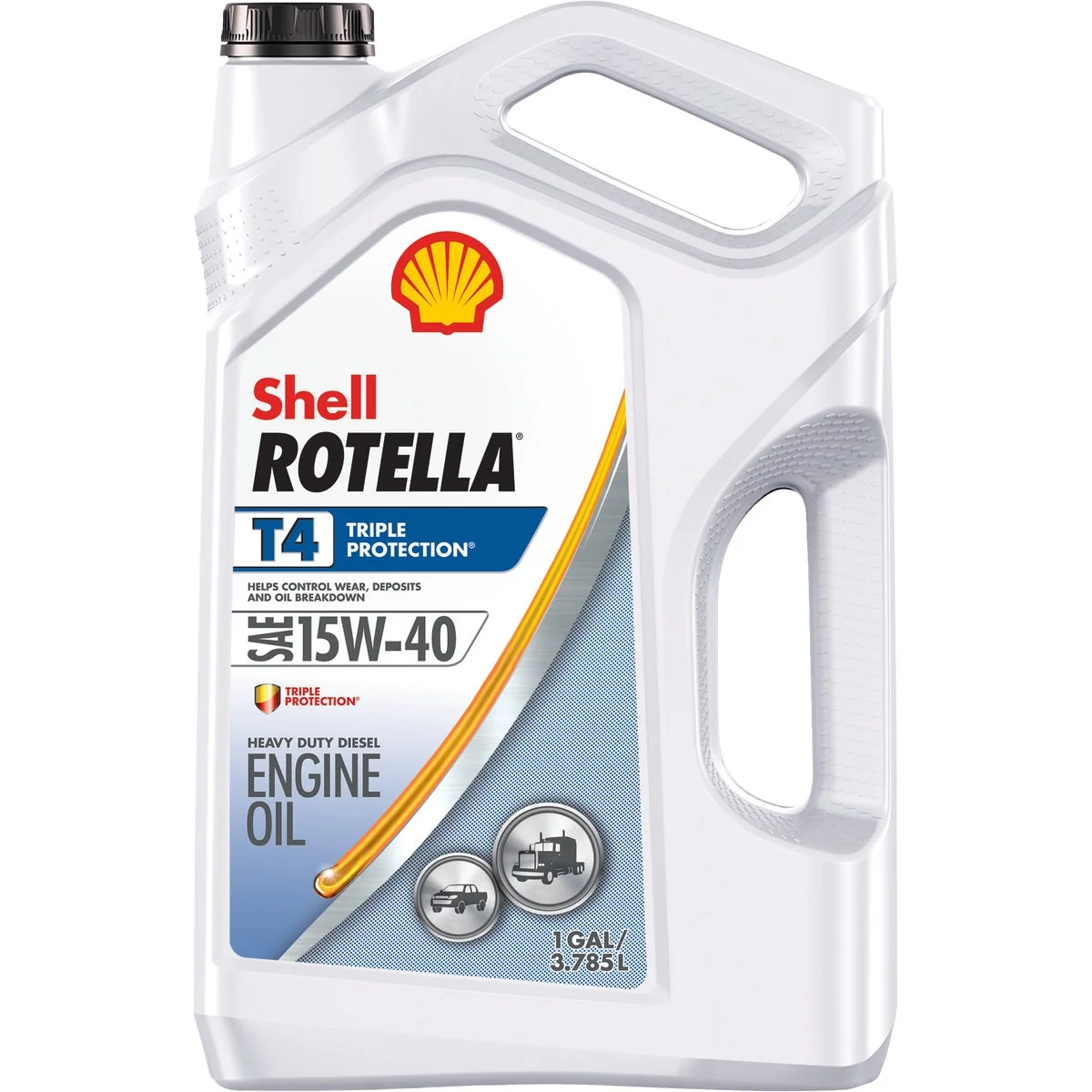 Flexible ROTELLA 15W40 Gallon Triple Protection Motor Oil Powerful
