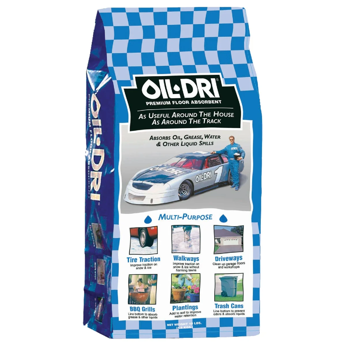 Smooth Oil Dri 8 Lb. Multi-Purpose Oil Absorbent Convenient
