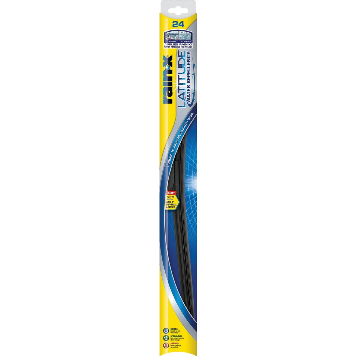 Smooth Rain-X Latitude 24 In. Wiper Blade Solid
