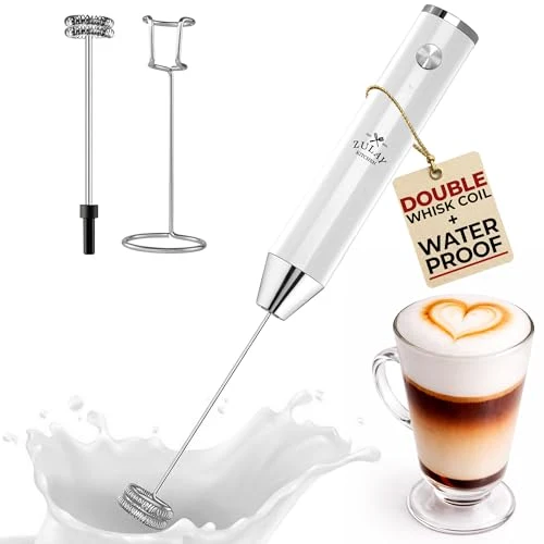 Trendy Rechargeable Milk Frother Handheld Premium Material