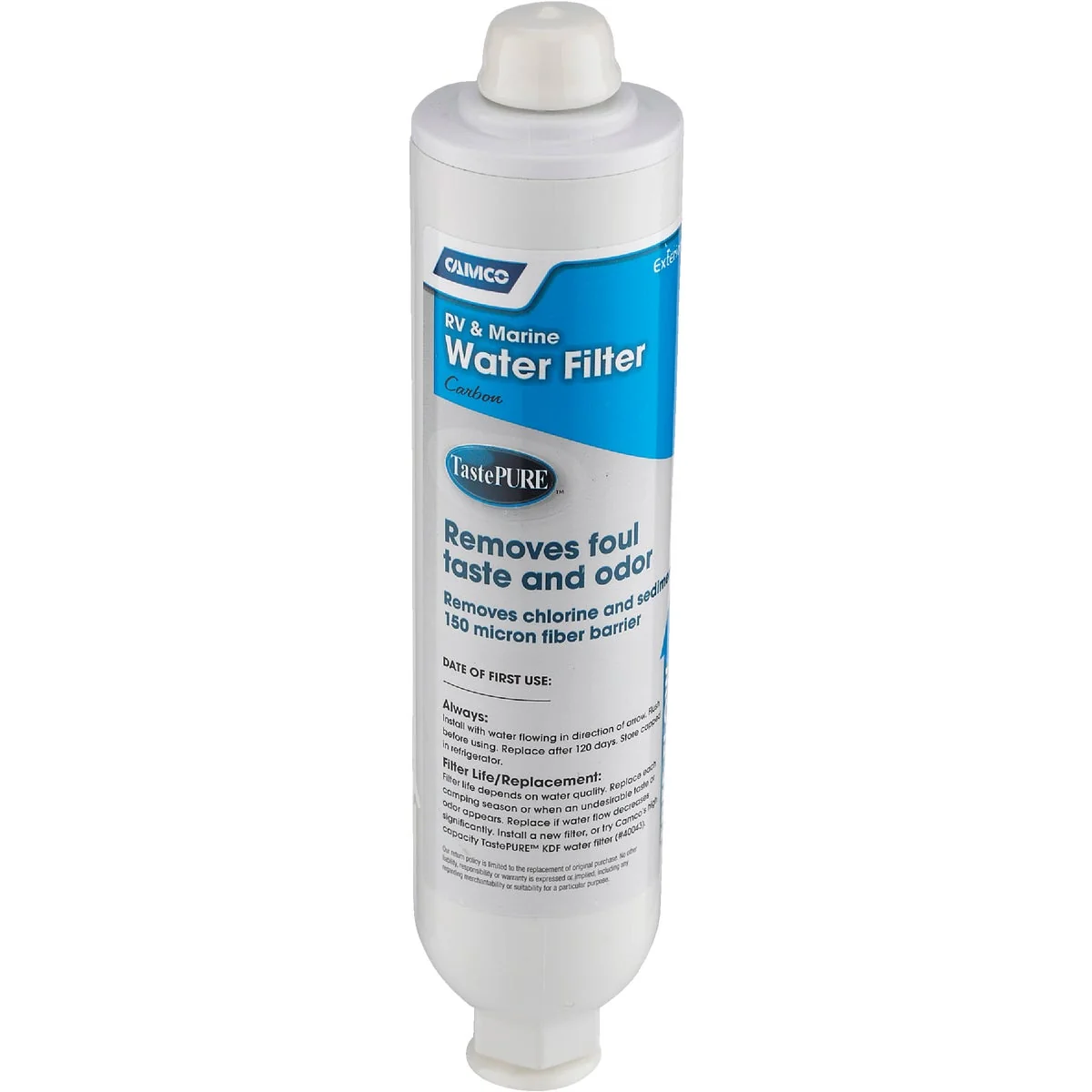User-Friendly Camco TastePURE Marine RV Water Filter Dependable