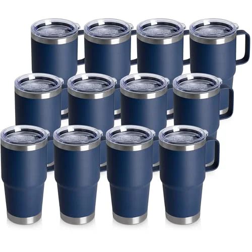 Soft 20oz Tumbler Bulk with Lid 12 Count Consistent