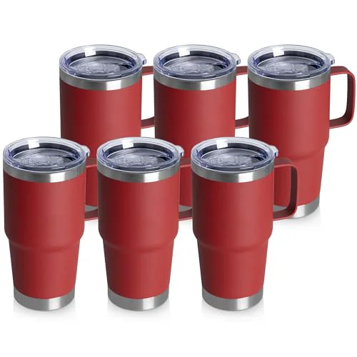 Top-Quality 20oz Tumbler Bulk with Lid 6 Count Eco-Friendly