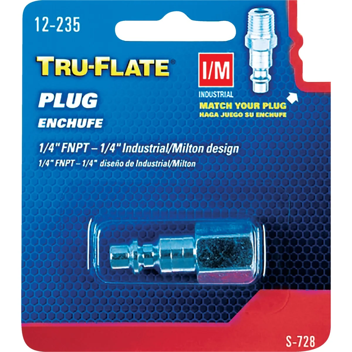 Green Tru-Flate Industrial Milton 1 4 In. FNPT Steel Industrial Plug Environmentally Friendly