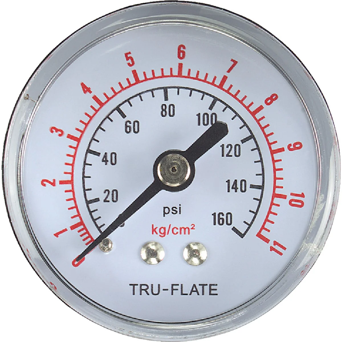 Soft Tru-Flate 1 4 In. MNPT Back Mount Pressure Gauge Advanced