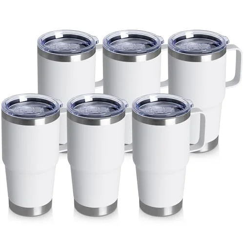 Sustainable 20oz Tumbler Bulk with Lid 6 Count Long-Lasting