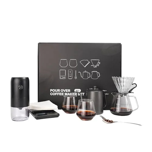 Contemporary Pour Over Coffee Dripper Set Solid