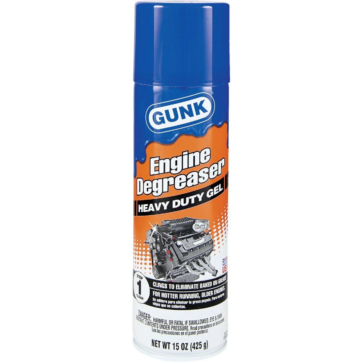 Sustainable Gunk 15 Oz. Gel Engine Cleaner Degreaser Premium Material