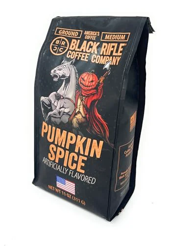 Easy-to-Use Black Rifle Coffee Medium Roast Ground Coffee Pumpkin Spice 11 oz 11 Ounce Top-Quality