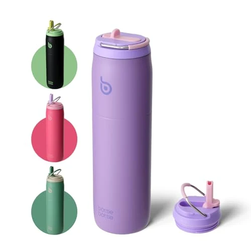 Comfortable Stainless Steel Water Bottle 32 oz Violet User-Friendly